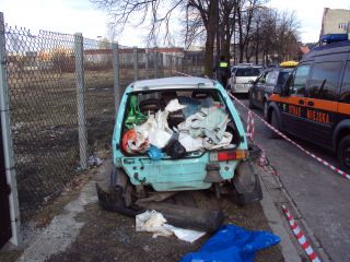 Fiat 170CC usunięty z ulicy Kozielskiej