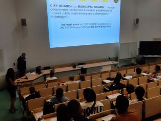 Orientation Day na Uniwersytecie Ekonomicznym z katowickimi strażnikami miejskimi