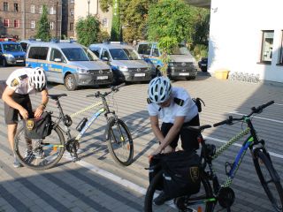Patrol rowerowy straży miejskiej