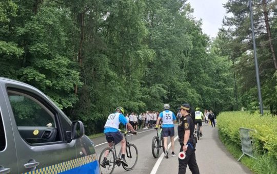 XIX Śląski Mityng Kolarski Olimpiad Specjalnych z udziałem strażniczek miejskich
