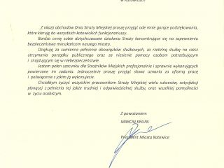 List gratulacyjny