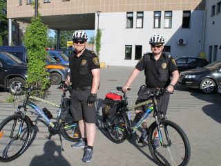 Rowery patrol Straży Miejskiej w Katowicach