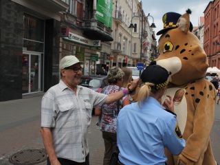 Przechodź na zielonym! akcja strażników miejskich i policjantów