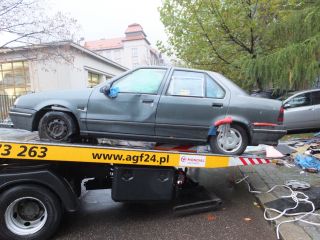 Holowanie renaulta