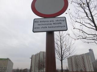 Znaki drogowe obowiązujące w Strefie Kultury