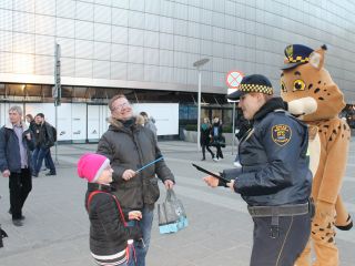 Rozdawaliśmy odblaski