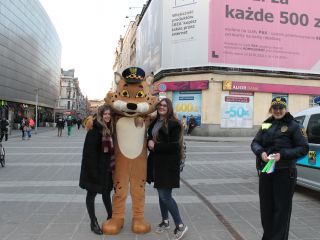 Rozdawaliśmy odblaski