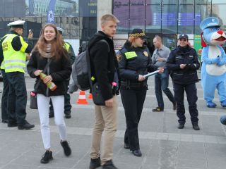 Rozdawaliśmy odblaski