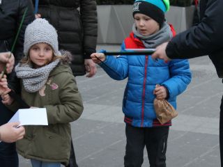 Rozdawaliśmy odblaski