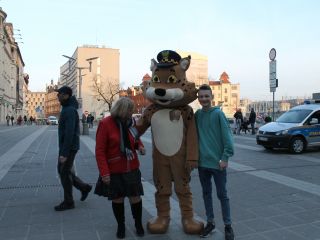 Rozdawaliśmy odblaski