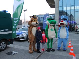 Rozdawaliśmy odblaski