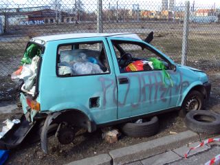 Fiat 170CC usunięty z ulicy Kozielskiej