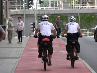 Rowerzyści straży miejskiej
