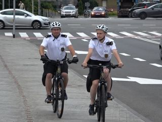 Rowerzyści straży miejskiej