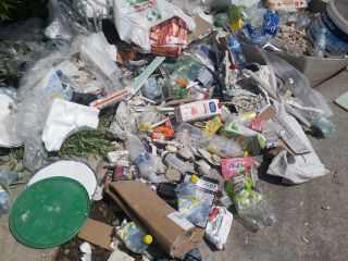 Wykroczenie zarejestrowane na terenie pomiędzy ul Obrońców Westerplatte a al. Roździeńskiego. Sprawcy wykroczenia wyrzucili odpady poremontowe, budowlane, gruz, kartony, tworzywa sztuczne, komunalne i inne. Zostali ukarani 2x MKK-500zł.
