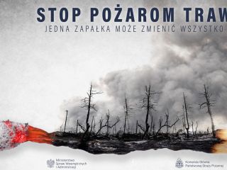 Stop pożarom traw - materiał promocyjny