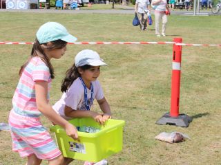 Uczestnicy pikniku rodzinnego Ekoodpowiedzialnie 2019