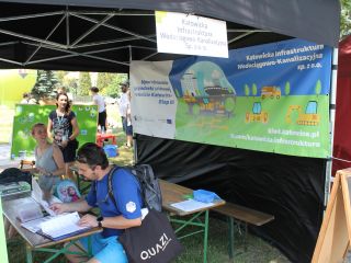 Uczestnicy pikniku rodzinnego Ekoodpowiedzialnie 2019