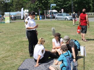 Uczestnicy pikniku rodzinnego Ekoodpowiedzialnie 2019