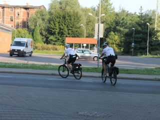 Patrol rowerowy straży miejskiej