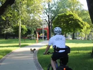 Patrol rowerowy straży miejskiej