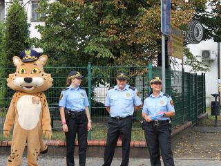 Bezpieczna droga do szkoły w rejonie Szkoły Podstawowej przy ulicy Zarębskiego w Katowicach