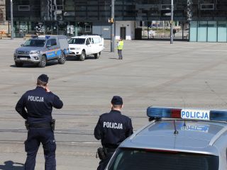 Patrol policjantów