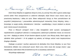 Życzenia od Prezydenta Katowic dr Marcina Krupy
