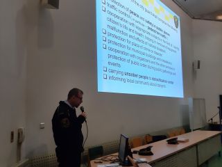 Orientation Day na Uniwersytecie Ekonomicznym z katowickimi strażnikami miejskimi