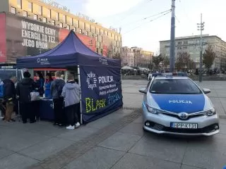 Funkcjonariusze podczas akcji 