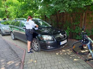 Strażnicy miejscy na dwukołowcach patrolują Katowice